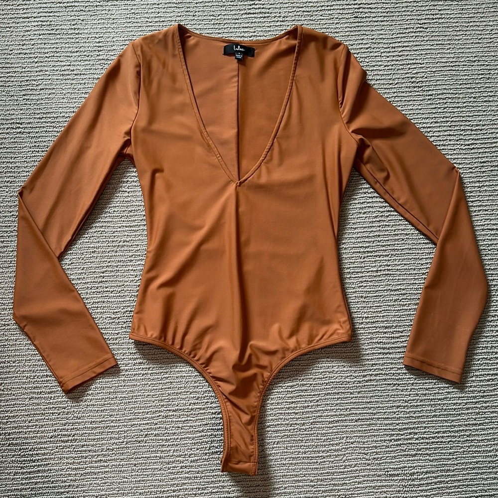 Lulus deep cut bodysuit